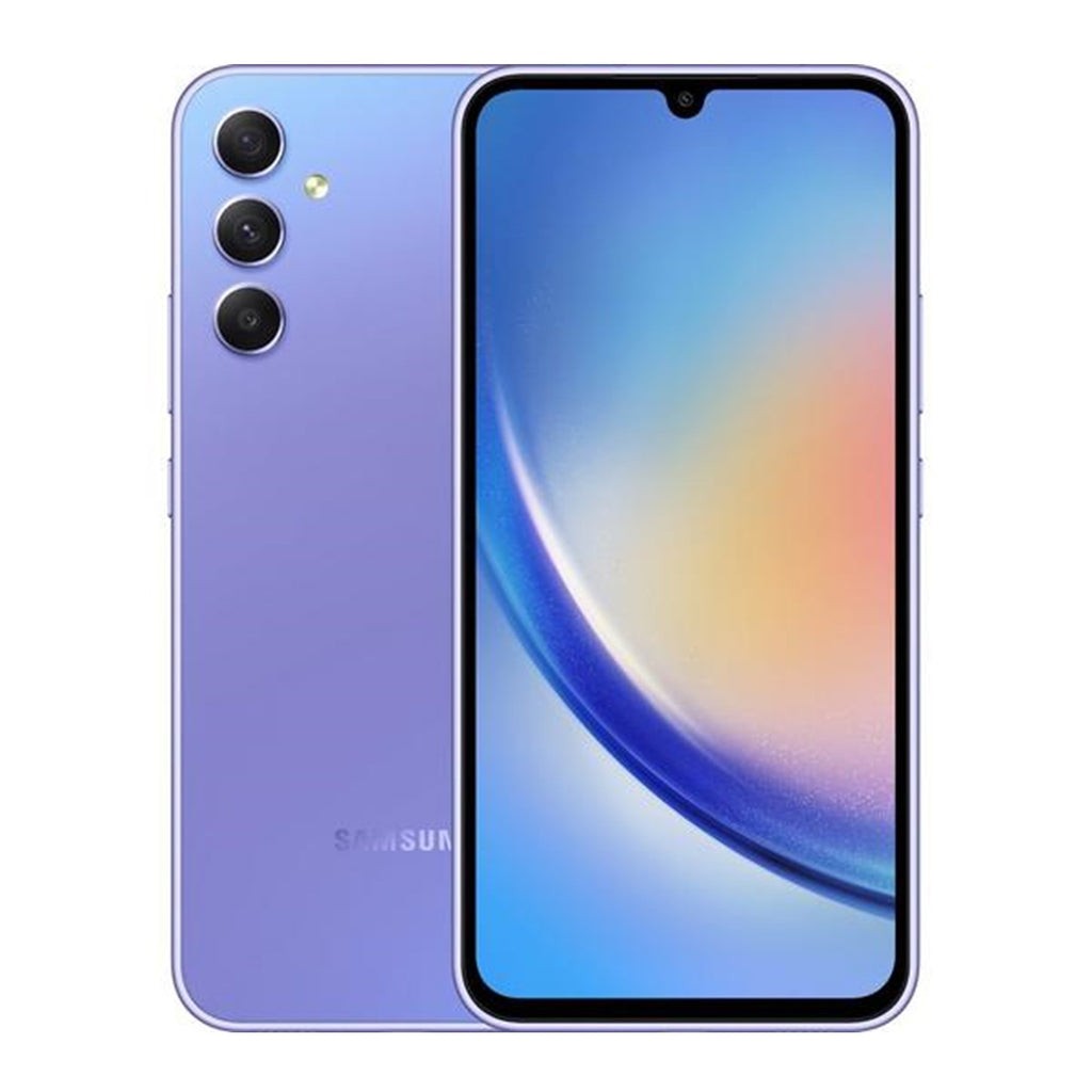 Samsung Galaxy A34 ラベンダー 本体 Samsung Galaxy A34 5G (128GB, Dual Sim, Violet, Special Import)