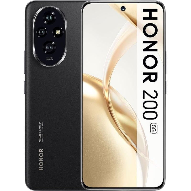Honor 200 5G (12/512GB, Dual Sim, Black, Special Import)