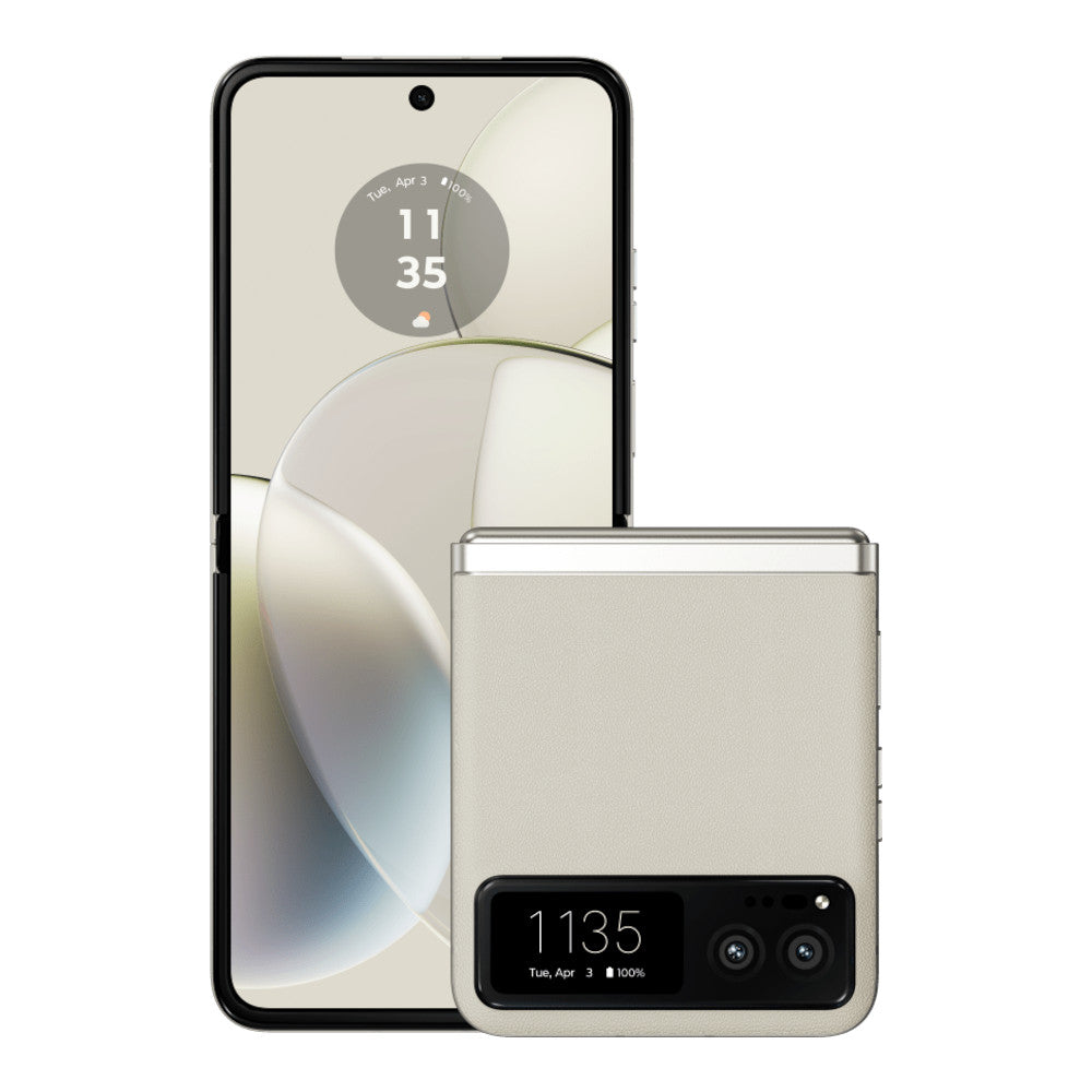 【K&Y☆atelier】motorola　razr40 Motorola Razr 40 5G (256GB, Dual Sim, Vanilla Cream, Special Import)