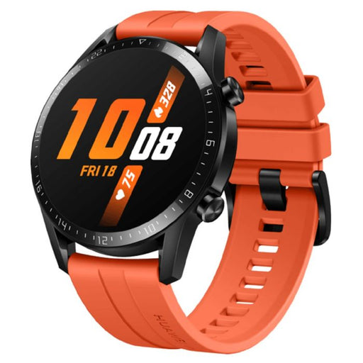 Huawei Watch GT 2 Sport (Bluetooth, 46mm, Orange Strap, Special Import)-Wearables (New)-Connected Devices